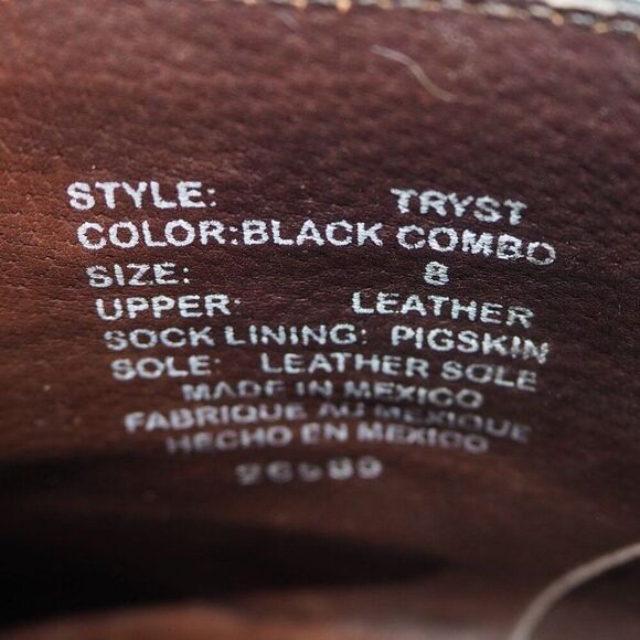 Farylrobin x Free People Tryst Leather Ankle Booties 'Black Combo' Women's 8 - Picture 11 of 12